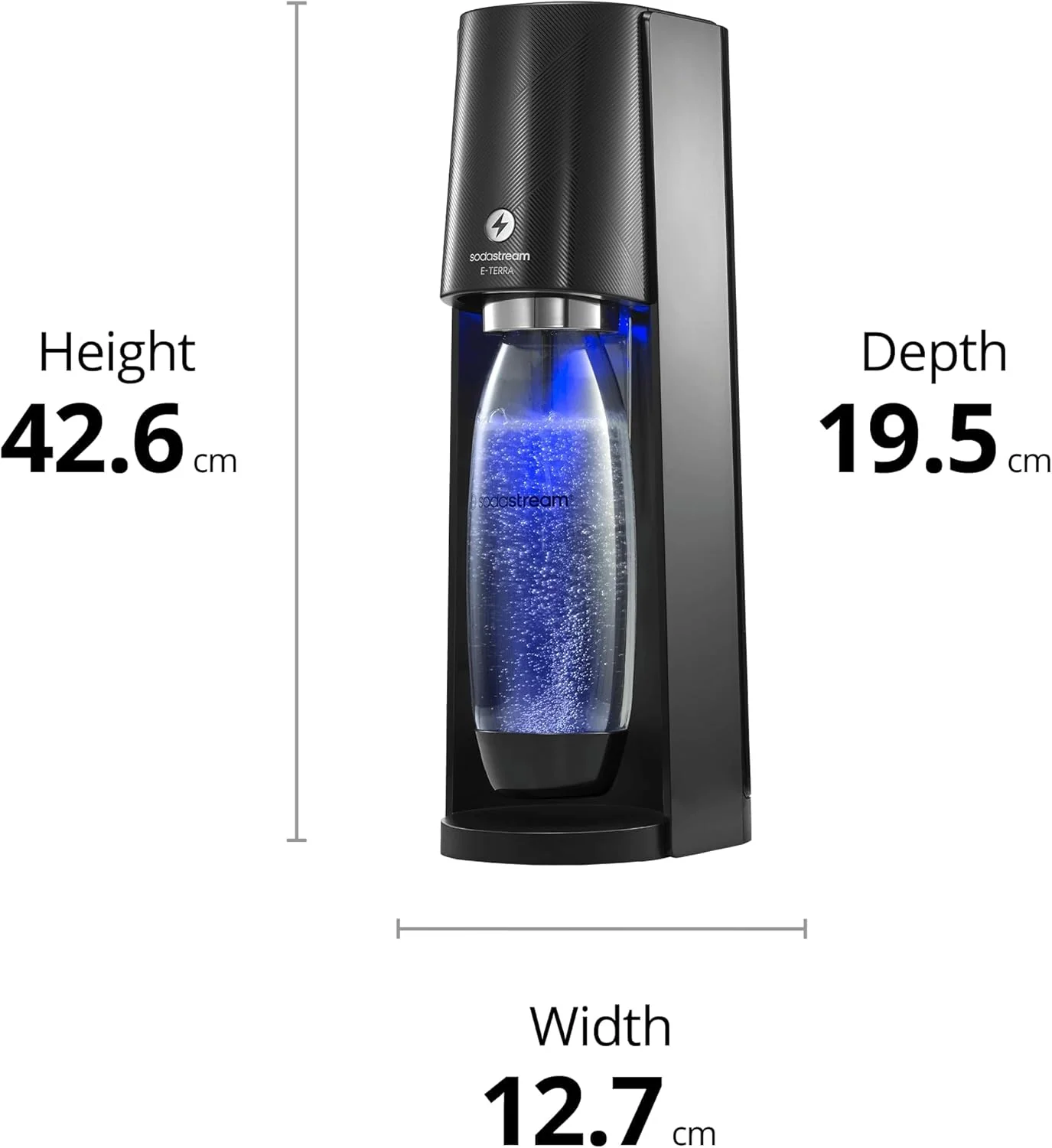SodaStream E-Terra Sparkling Water Maker - Black || 1012911441 - Image 4