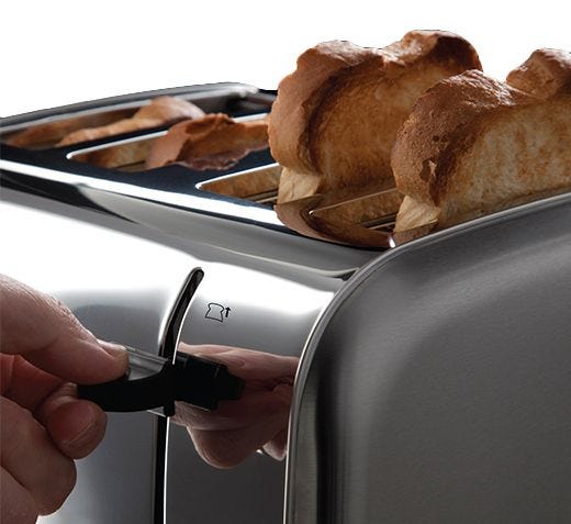 RUSSELL HOBBS Futura Chrome 4 Slice Toaster | 18790 - Image 3