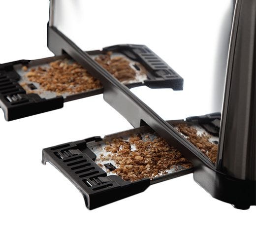 RUSSELL HOBBS Futura Chrome 4 Slice Toaster | 18790 - Image 4