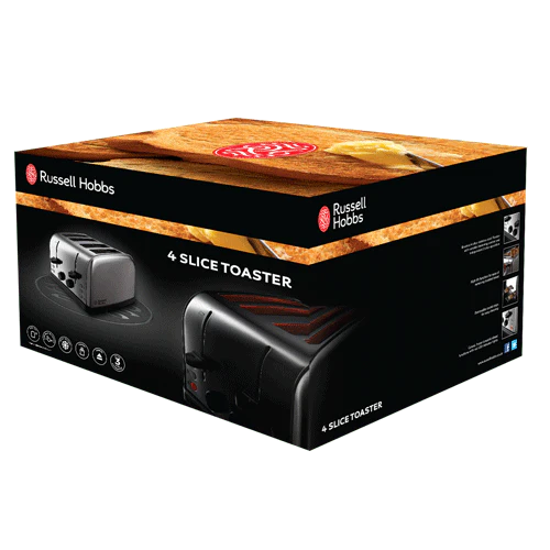 RUSSELL HOBBS Futura Chrome 4 Slice Toaster | 18790 - Image 5