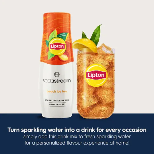 SodaStream Lipton Peach Iced Tea Sparkling Drink Mix 440ml | 1924214440 - Image 3