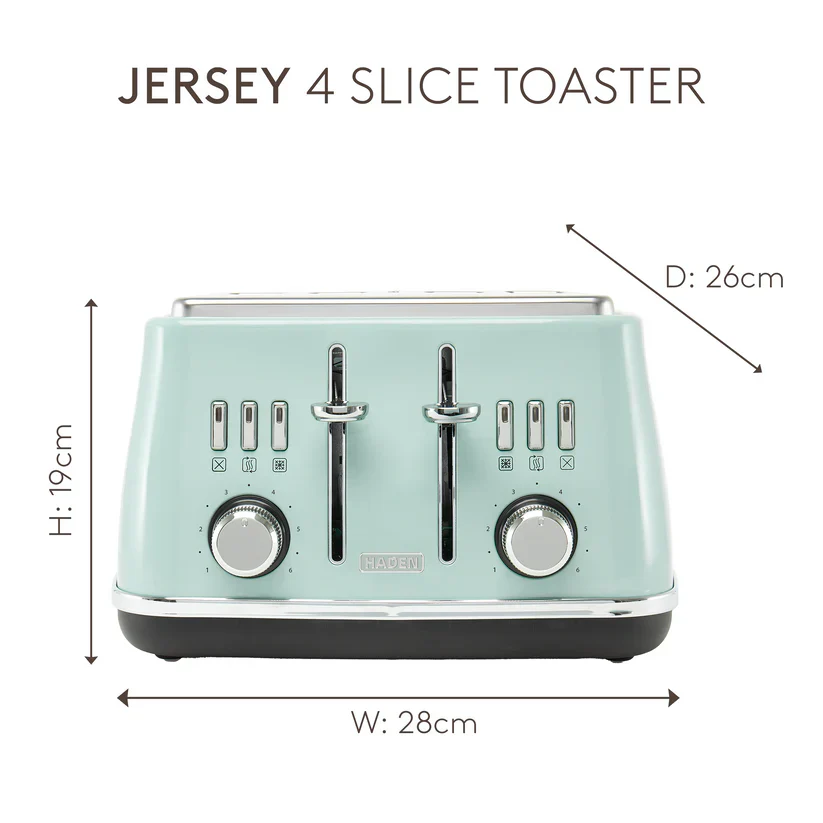 *OPEN BOX* Haden Cotswold 4 Slice Toaster - Sage Green | 206008 - Image 6