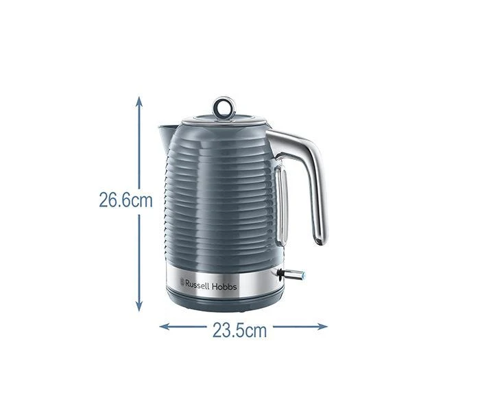 RUSSELL HOBBS Inspire Grey Kettle Rapid Boil 3KW | 24363 - Image 2