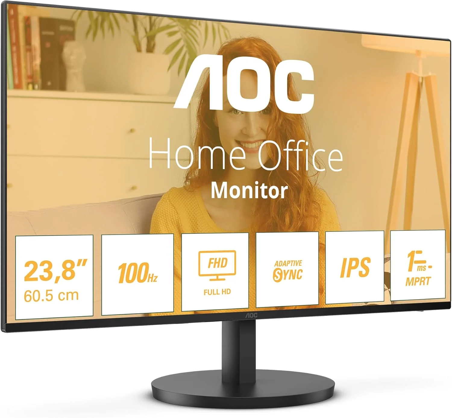 AOC 24” FHD 100Hz IPS Panel Monitor | 24B3HA2 - Image 3