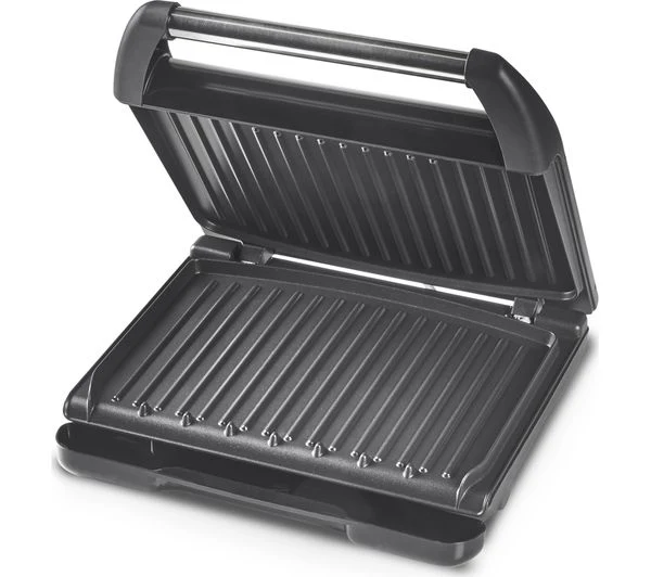 George Foreman Entertaining Large Steel Health Grill - Black | 25052 - Image 2