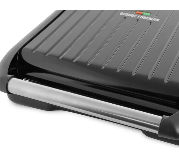 George Foreman Entertaining Large Steel Health Grill - Black | 25052 - Image 7
