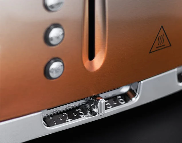 Russell Hobbs Eclipse Sunset 4 Slice Toaster - Copper | 25143 - Image 4