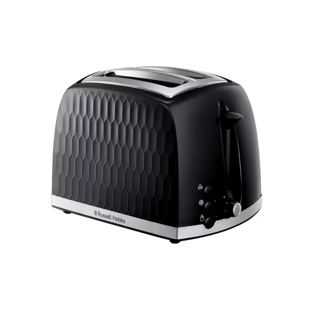 Russell Hobbs Honeycomb 2 Slice Toaster - Black | 26061/RH