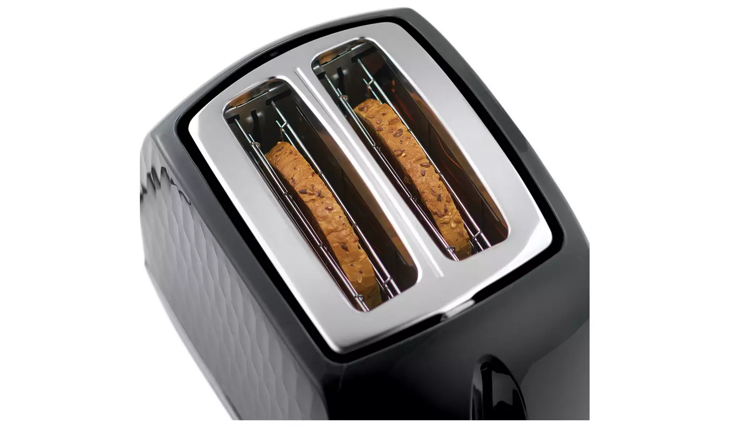 Russell Hobbs Honeycomb 2 Slice Toaster - Black | 26061/RH - Image 3