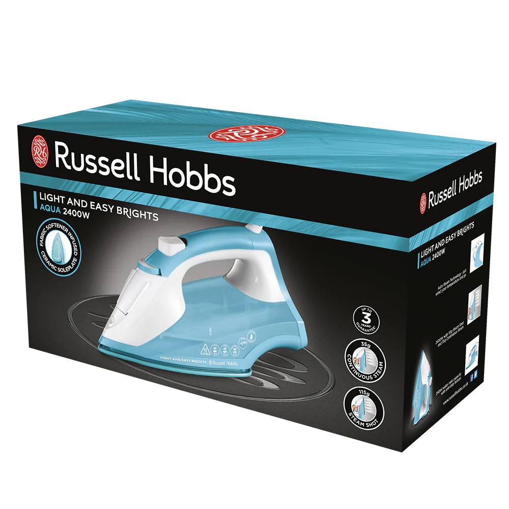 RUSSELL HOBBS Light & Easy Bright Iron -  Aqua | 26482 - Image 4