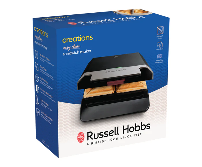 Russell Hobbs Creations Easy Clean Sandwich Maker | 26800 - Image 8