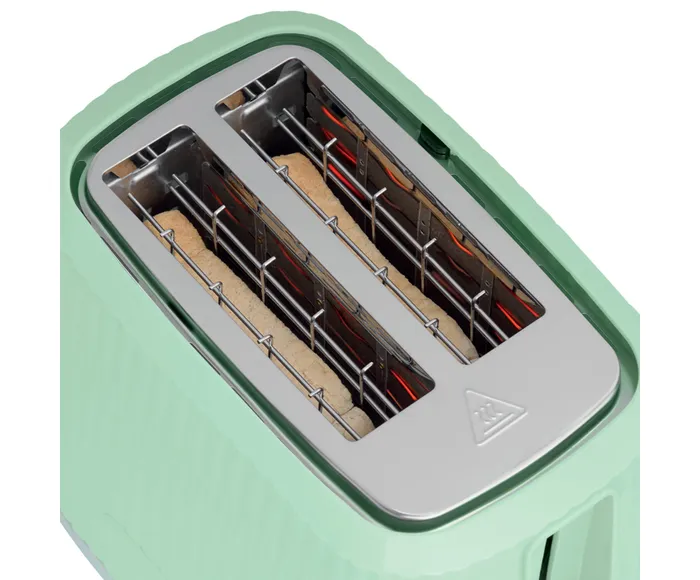 *OPEN BOX* RUSSELL HOBBS Eden 2 Slice Toaster - Pistachio Green | 27374 - Image 2
