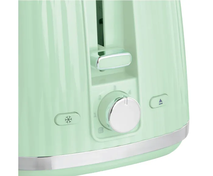 *OPEN BOX* RUSSELL HOBBS Eden 2 Slice Toaster - Pistachio Green | 27374 - Image 4