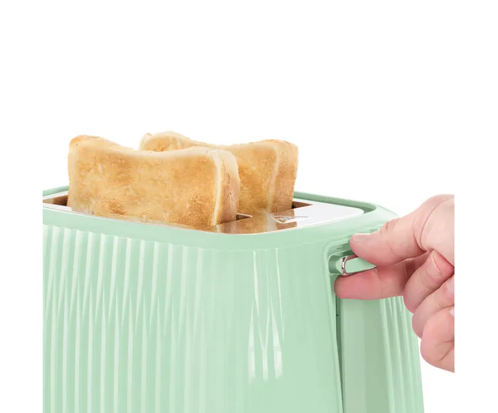*OPEN BOX* RUSSELL HOBBS Eden 2 Slice Toaster - Pistachio Green | 27374 - Image 5