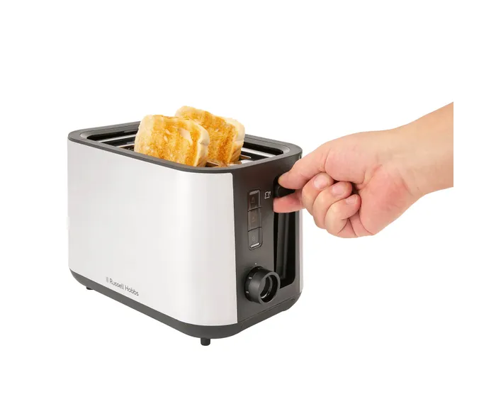 Russell Hobbs Heaton 2 Slice Toaster - Stainless Steel | 27390/RH - Image 2