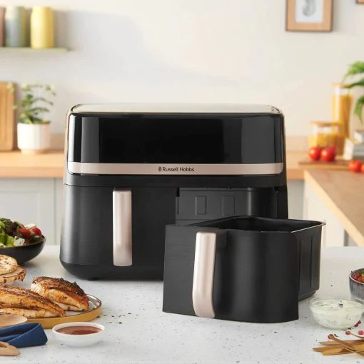 Russell Hobbs 9L Dual Air Fryer Satisfry - Black | 27680 - Image 5