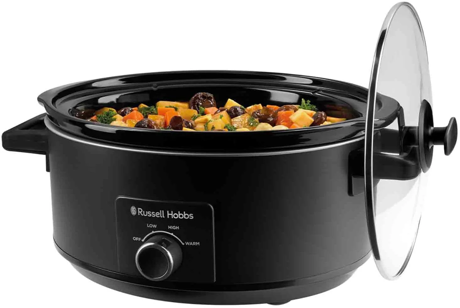 Russell Hobbs 7L Matte Black Slow Cooker - Black | 27720 - Image 6