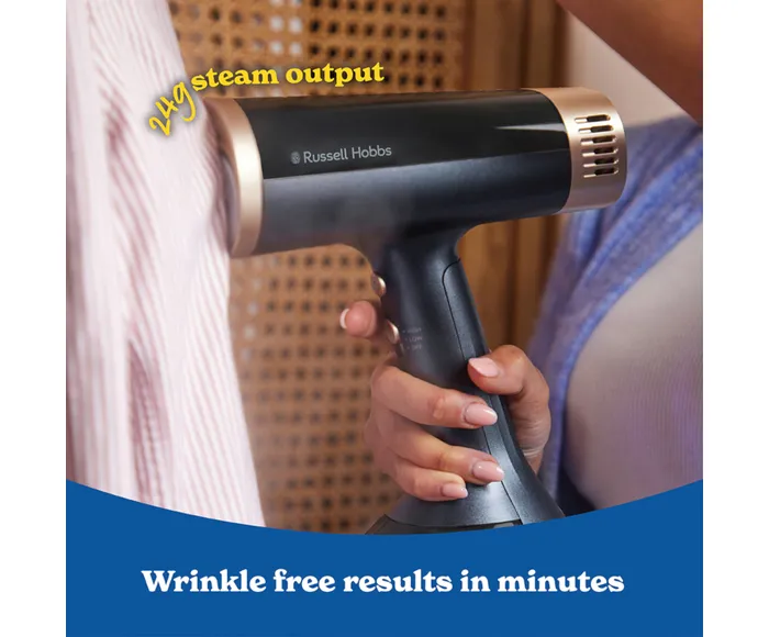 Russell Hobbs Steam Genie™ VacuSteam™ Clothes Steamer - Midnight | 28550 - Image 2