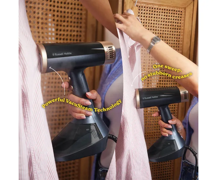 Russell Hobbs Steam Genie™ VacuSteam™ Clothes Steamer - Midnight | 28550 - Image 5