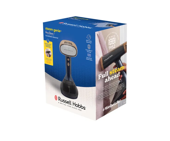 Russell Hobbs Steam Genie™ VacuSteam™ Clothes Steamer - Midnight | 28550 - Image 8