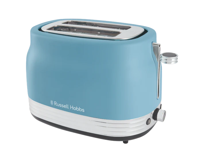 Russell Hobbs Hanley 2 Slice Toaster - Retro Blue | 28651 - Image 5