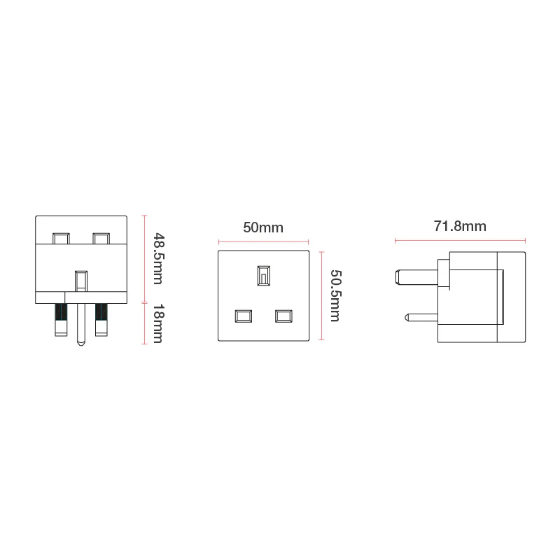 MASTERPLUG 2 Way Adaptor 13AMP - White | 30118 - Image 5
