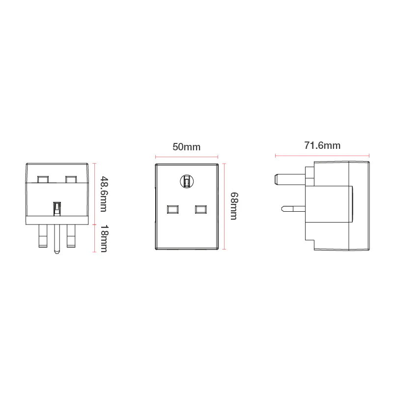 MASTERPLUG 3 Way Adaptor 13AMP - White | 30119 - Image 5