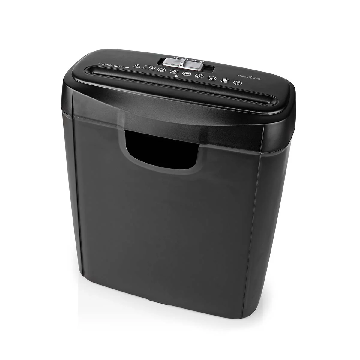 Nedis A4 6 Sheet 12L Paper Shredder | 329472 - Image 2