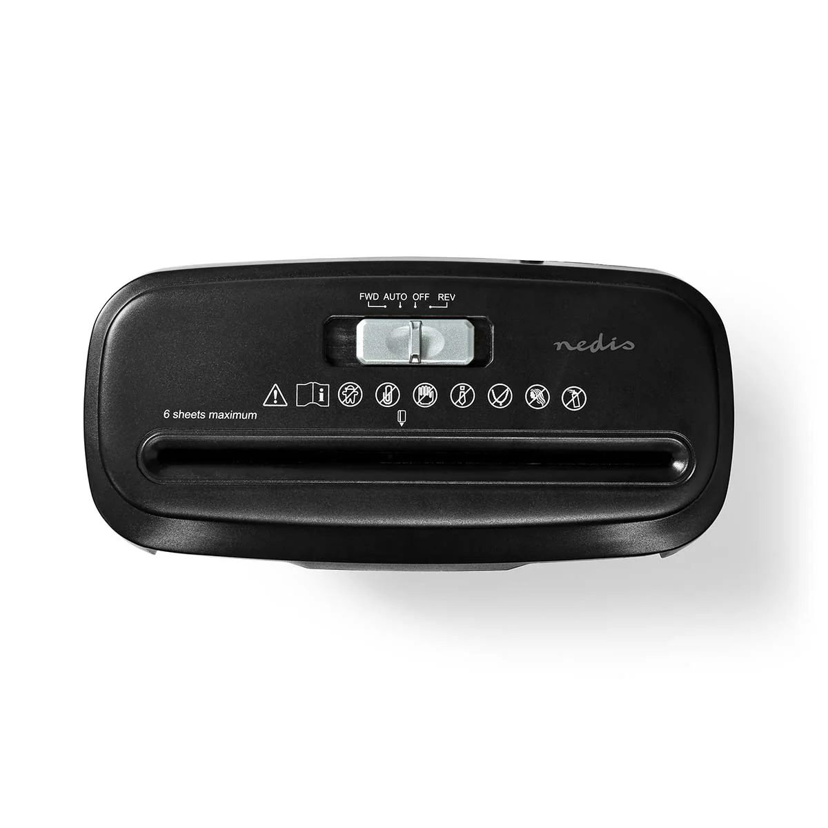 Nedis A4 6 Sheet 12L Paper Shredder | 329472 - Image 6