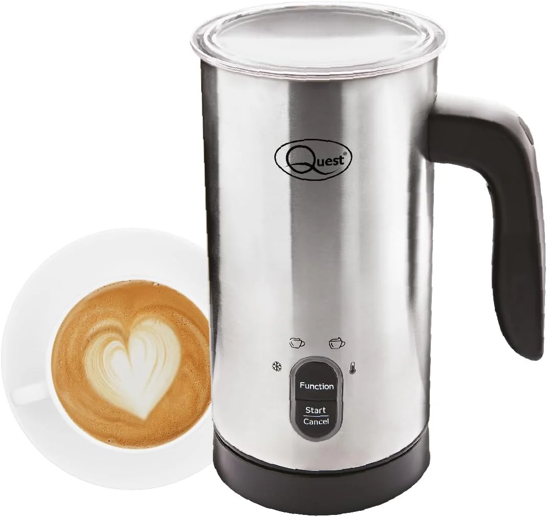 Quest Electric Milk Frother 0.3L - Stainless Steel | 34179 - Image 2