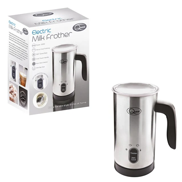 Quest Electric Milk Frother 0.3L - Stainless Steel | 34179 - Image 8