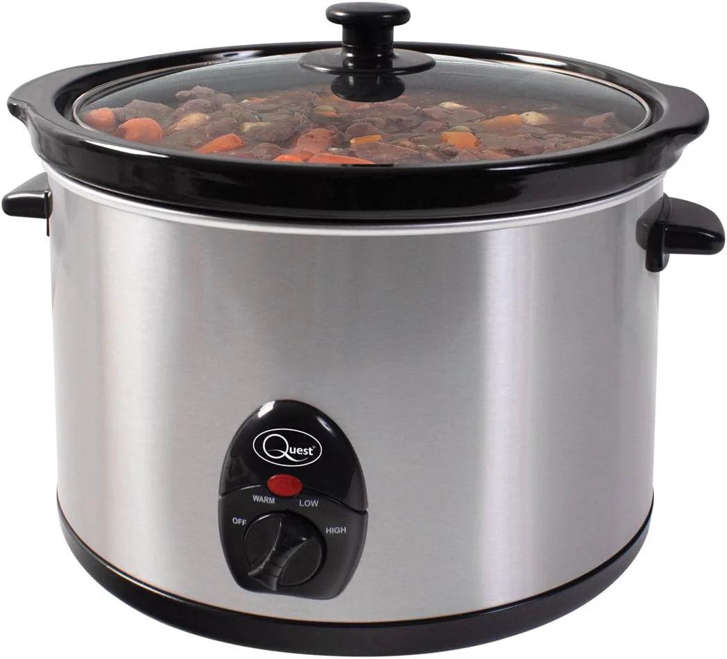 Quest Stainless Steel 5 Ltr Slow Cooker - 320W | 35280 - Image 4