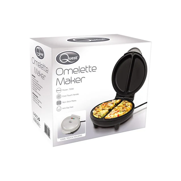 Quest 750W Non-stick Omelette Maker | 35640 - Image 6