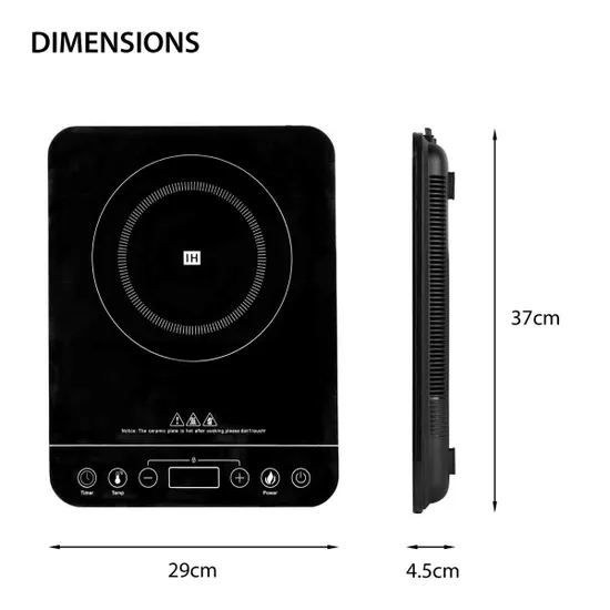 QUEST Single Digital Induction Hob | 35839 - Image 4