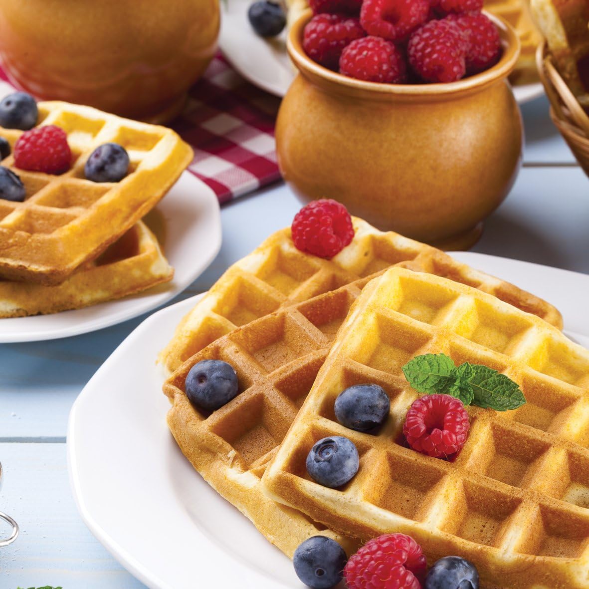 Quest Four Slice Deep Fill Waffle Maker | 35940 - Image 4