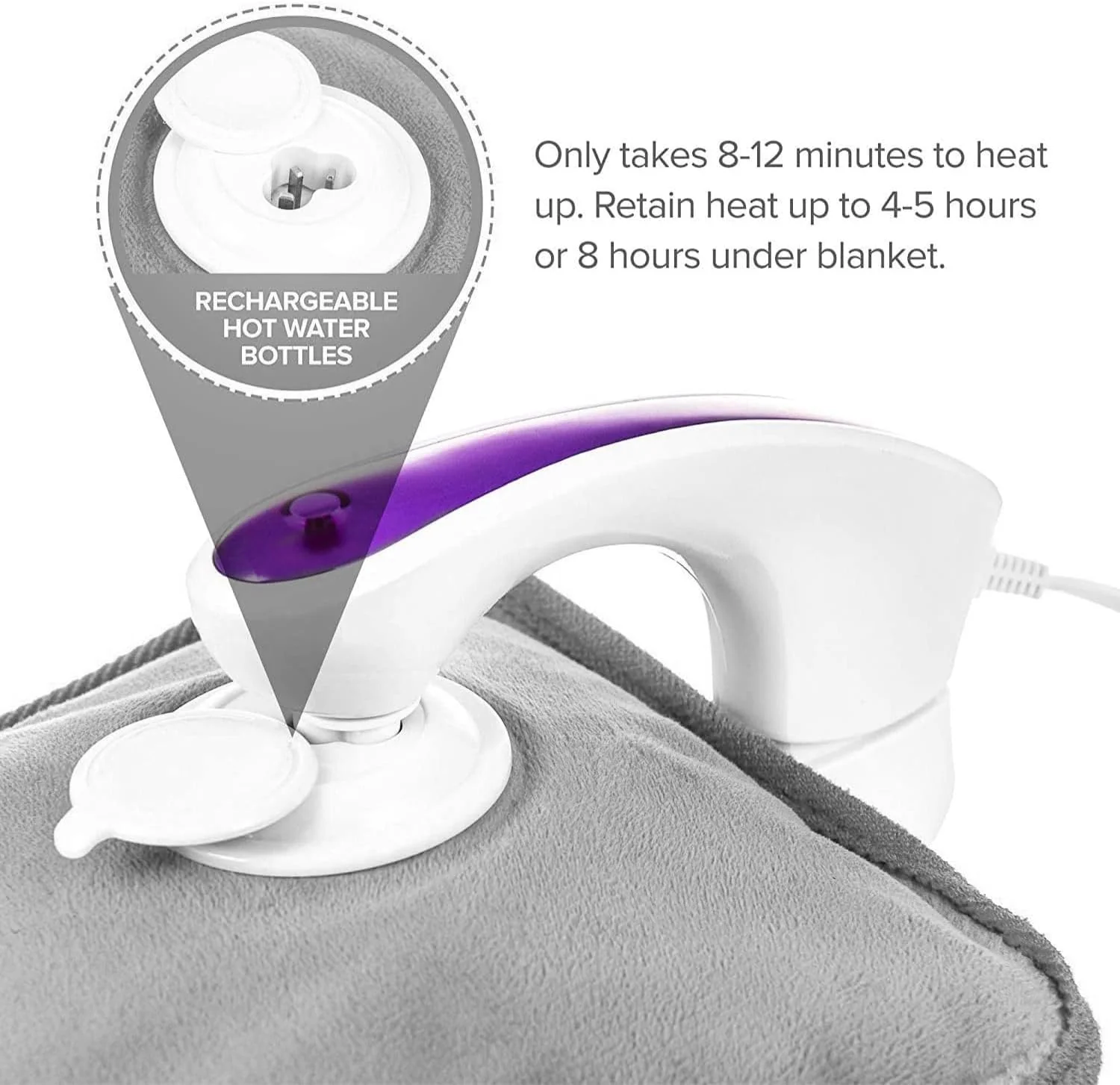 Bauer Rechargeable Electric Hot Water Bottle | 38969 - Image 8