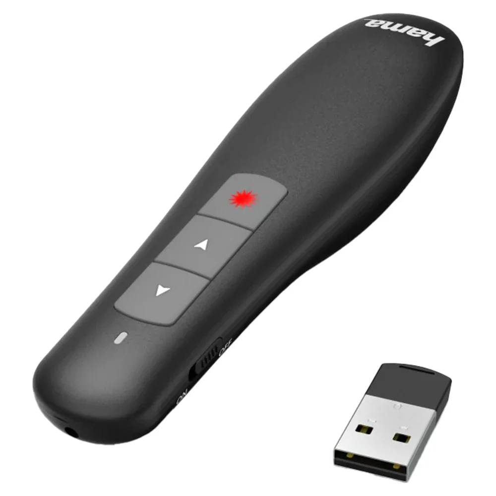 Hama X-Pointer Wireless Laser Presenter - Black | 411440 - Image 3