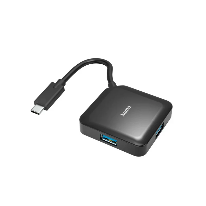 Hama USB 3.2 Gen 1 4 Ports USB-C Hub - Black | 436849 - Image 2