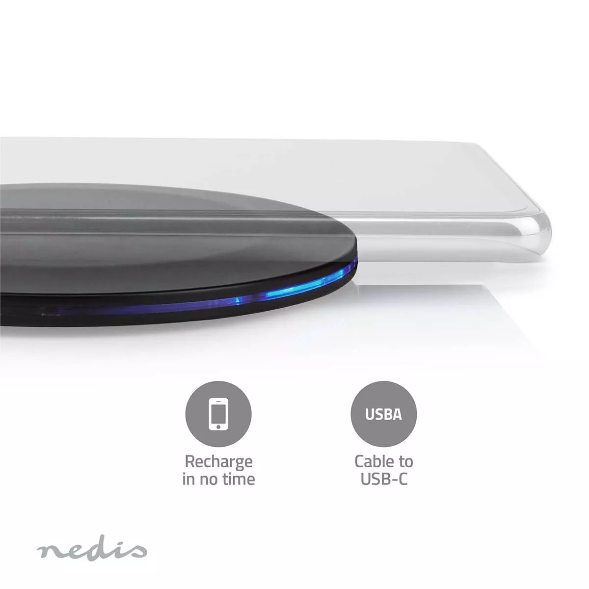 NEDIS 15w Wireless Charge Pad | 439485 - Image 4