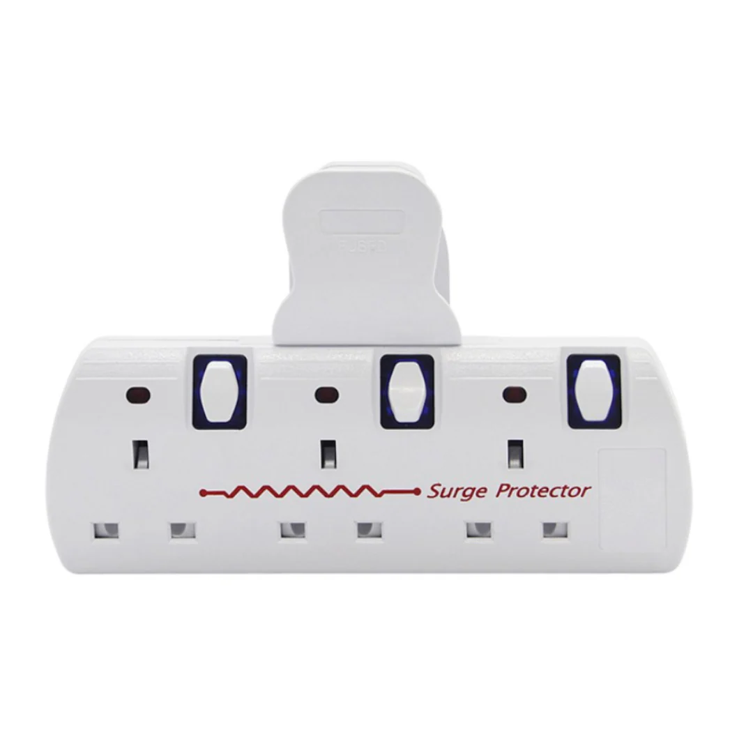 INNOTECK Benross DS-2218 3 Way Switched Wall Adaptor - White | 456108