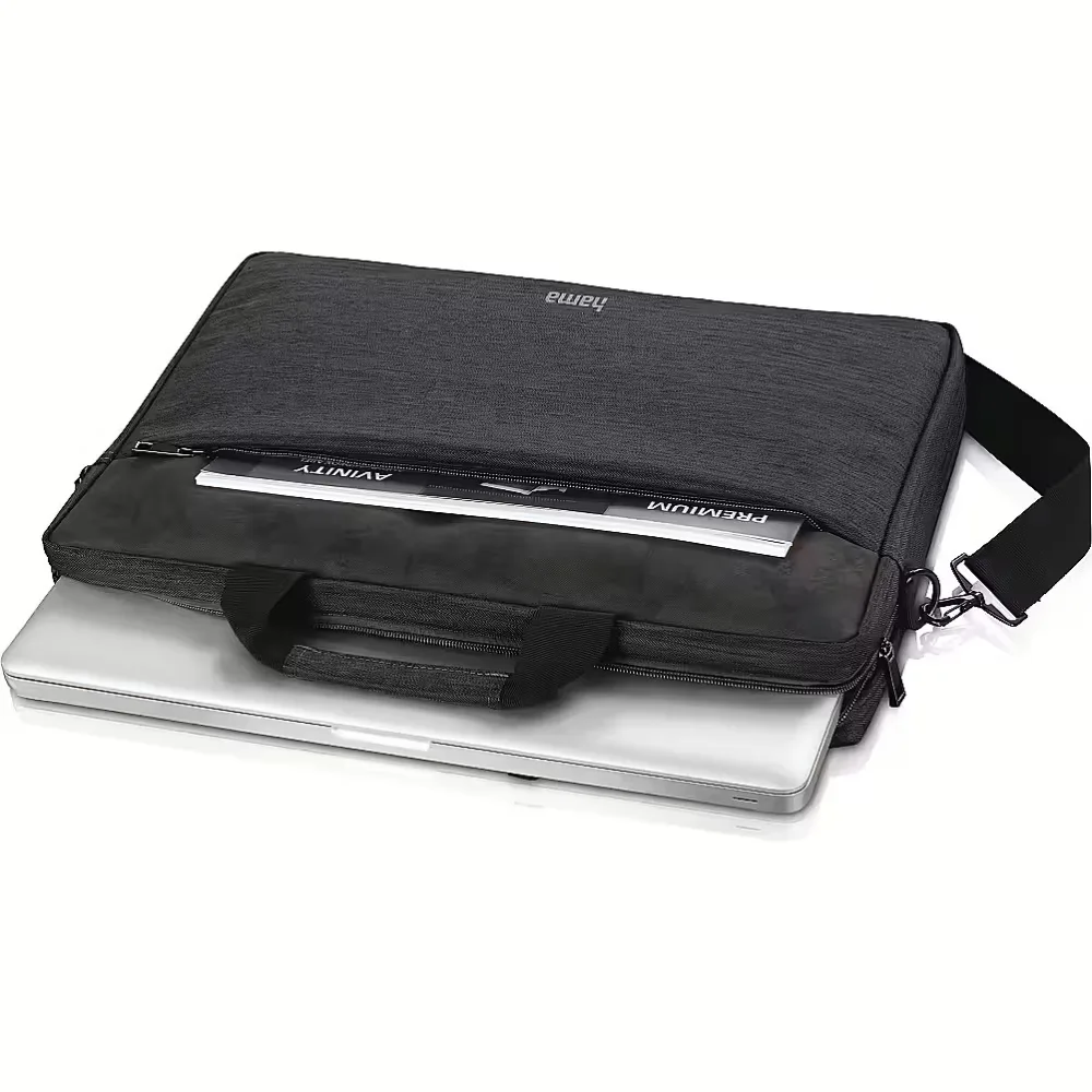 Hama Tayrona 14.1 Inch Laptop Laptop Bag - Dark Grey | 465580 - Image 5