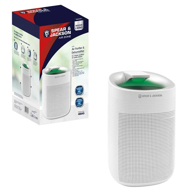 Spear & Jackson 2 in 1 Air Purifier & Dehumidifier - White | 48845 - Image 4