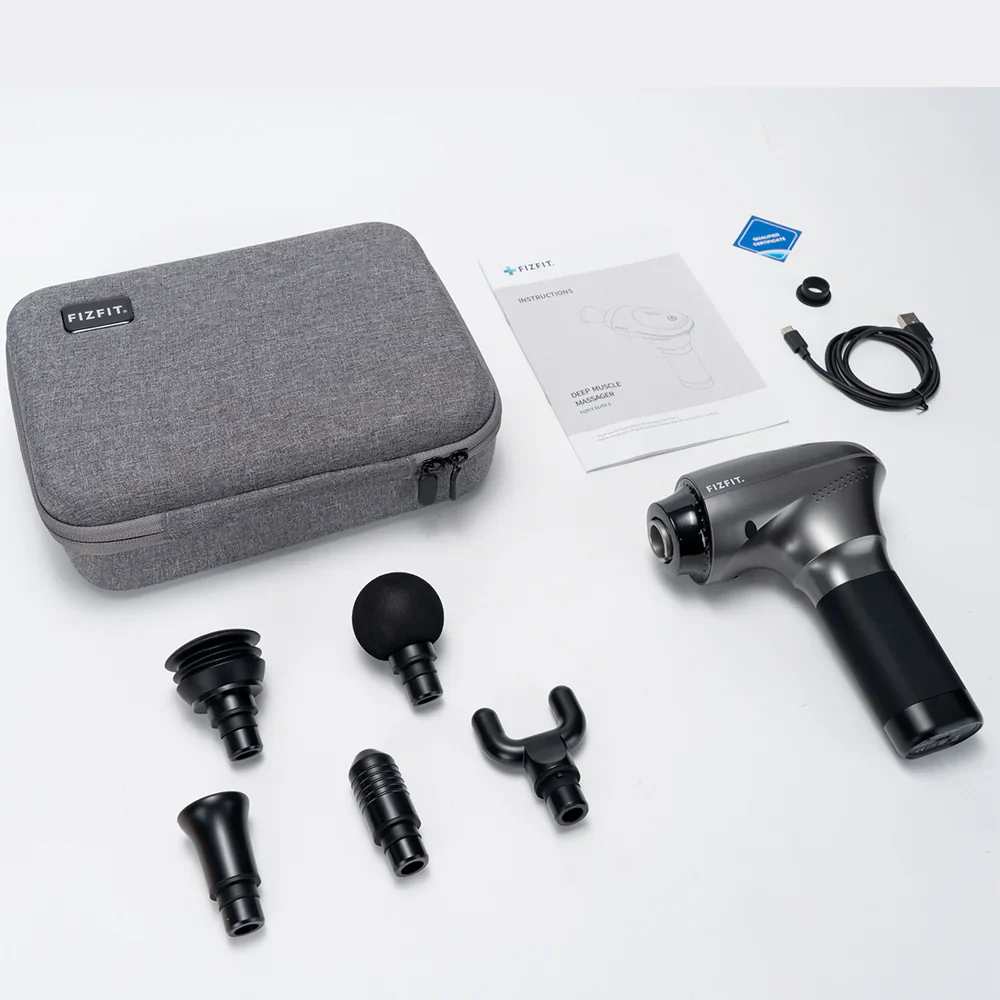 Fizfit Elite 2 Massage Gun - Space Grey | 490278 - Image 6