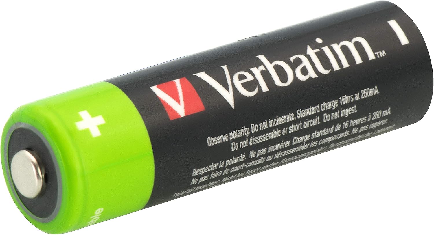 *OPEN BOX* VERBATIM Rechargeable Battery AA 4 Pack | 49517 - Image 4