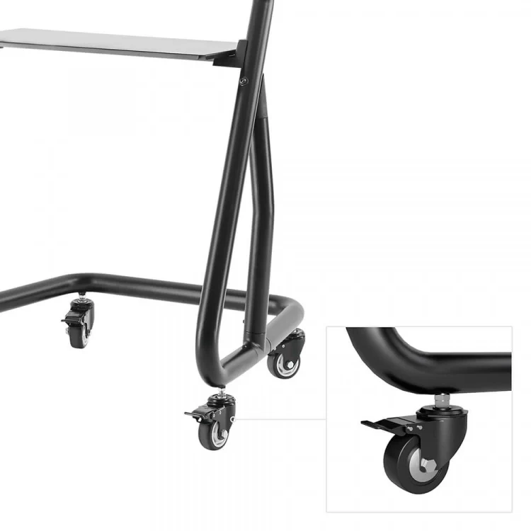 *OPEN BOX* HAMA TV stand Trolley up to 100" Black || 509673 - Image 6