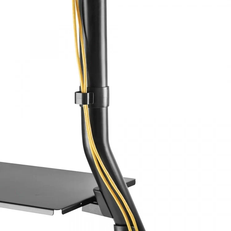 *OPEN BOX* HAMA TV stand Trolley up to 100" Black || 509673 - Image 7