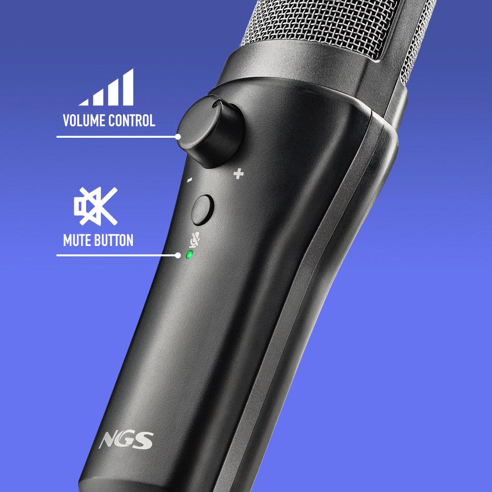 *OPEN BOX* NGS MS120 USB Desktop Microphone | 626988 - Image 9