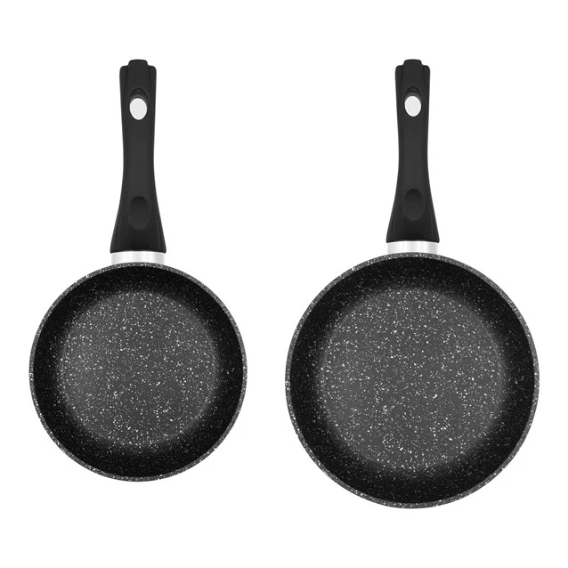 Blackmoor 2pc Frying pan set - Black | 67189 - Image 2