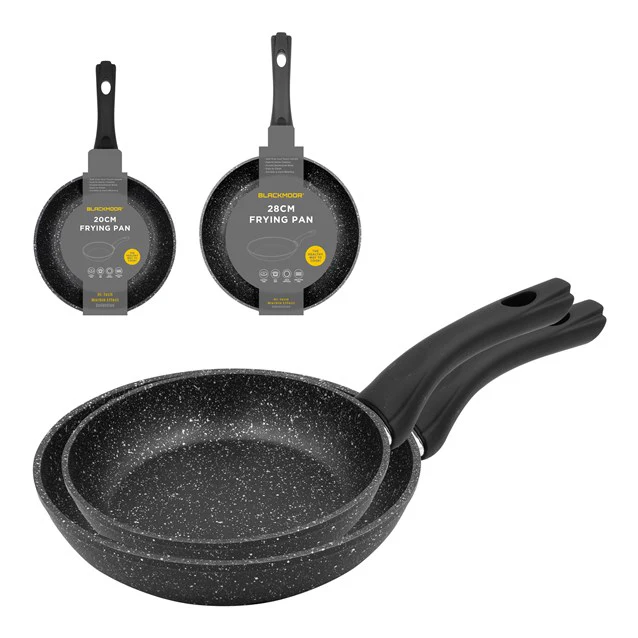 Blackmoor 2pc Frying pan set - Black | 67189 - Image 5