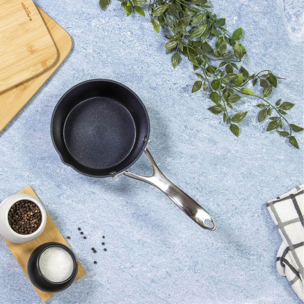 Blackmoor Blue Pro 5 16cm Milk Pan | 67449 - Image 6